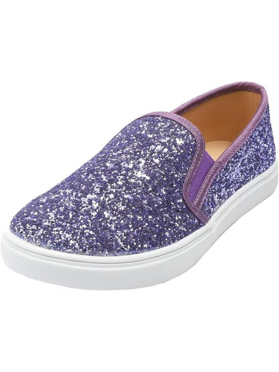 Shoes - Women's Lavender Fashion Slip-on Casual Comfortable Round Toe Flat Loafers